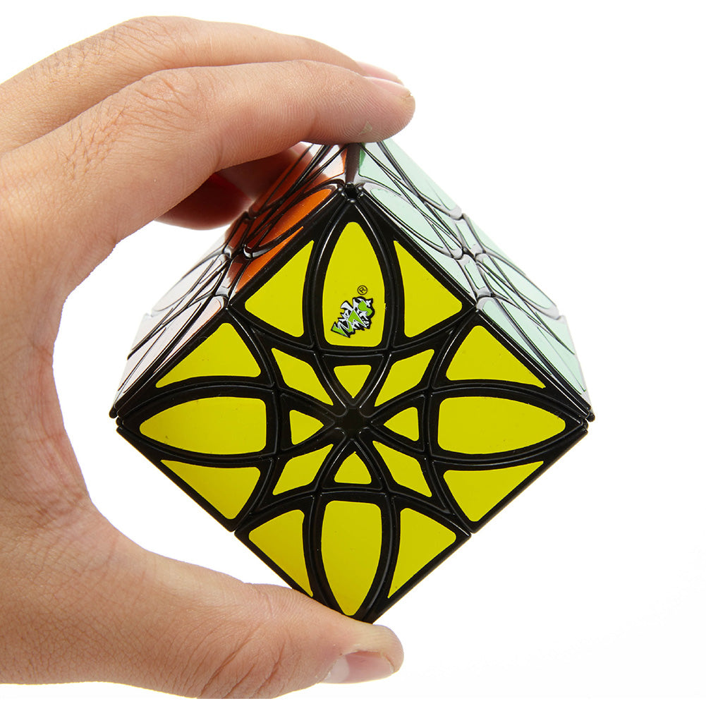 Lanlan Magic Cube Butterflower Cube Abnormity Cube Educational Toy Black background