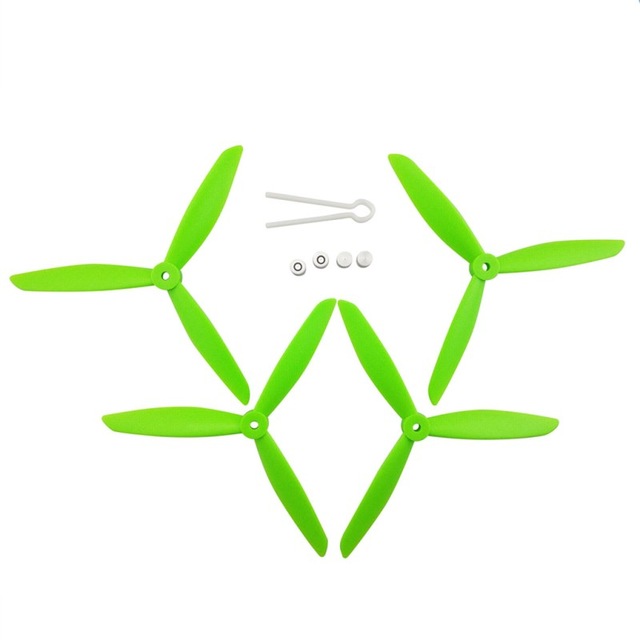 MJX Bugs 3 PRO B3 PRO HS700 Brushless Quadcopter Upgrade Accessories Drone 3-bladed Propeller green