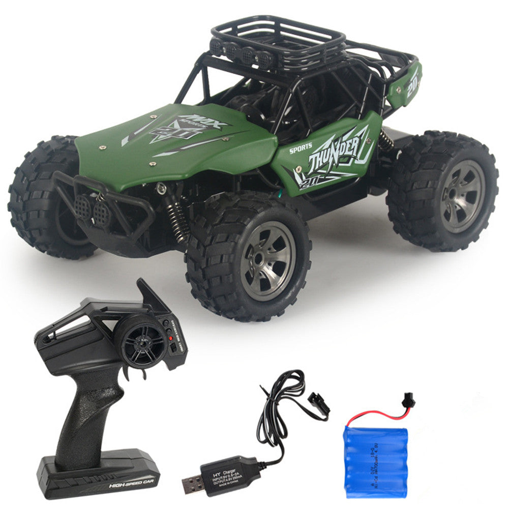 Rc Car Remote Control High Speed Vehicle 2.4ghz Electric Toy Model Gift 671 green