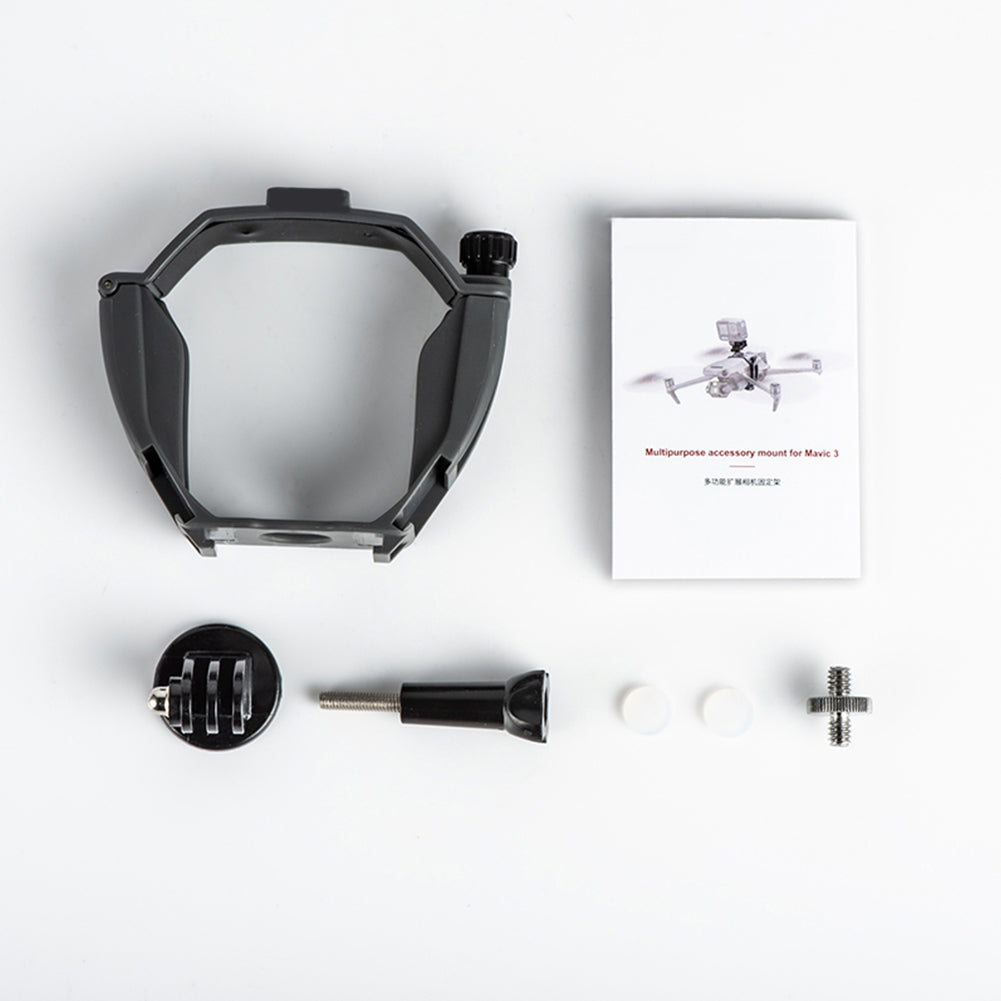Camera Mount Holder Multi-function Camera Expansion Bracket Kit Compatible For Dji Mavic 3 Insta360 Gopro 1110538