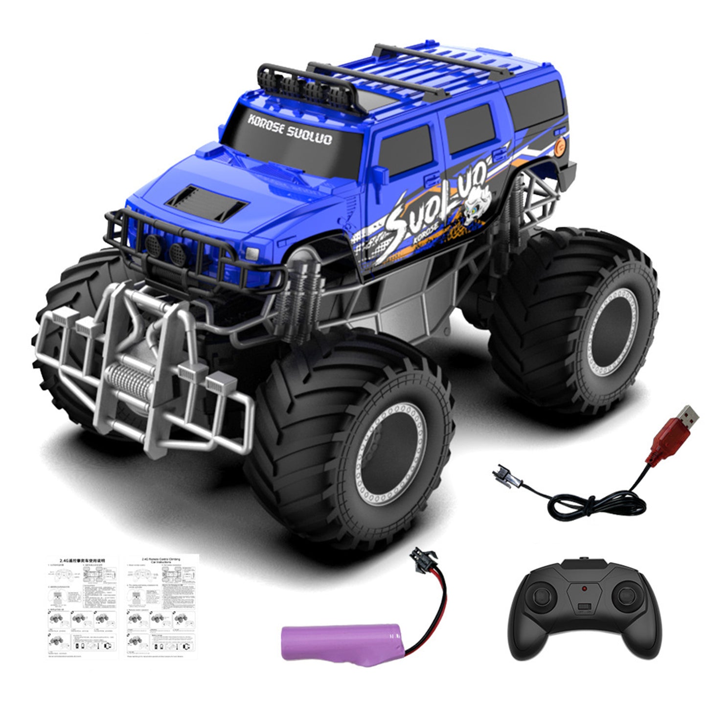 2.4G Remote Control Car RC Climbing off Road Vehicle Model Toys Christmas Gifts