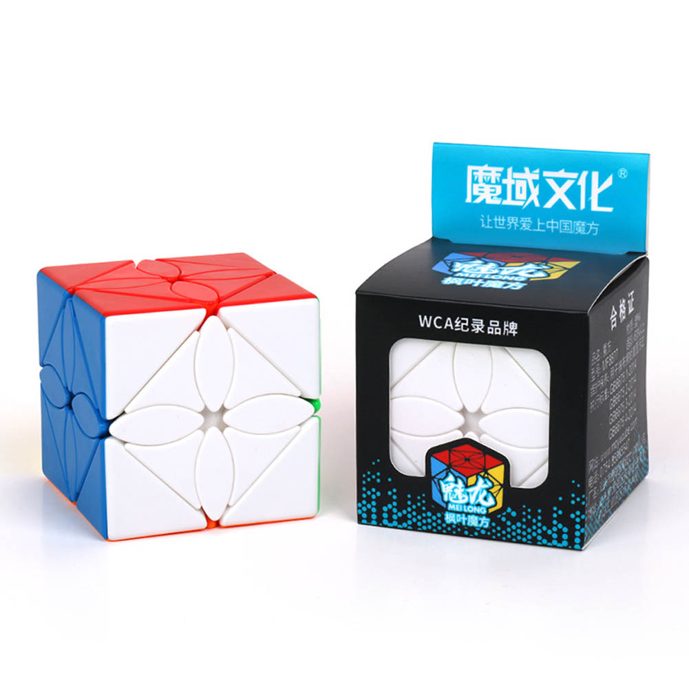 Magic Cube Polaris Maple Leaf Design Educational Toy for Kids Cubo Twist 3D Smooth Antistress Game Puzzle Toy Maple Leaf