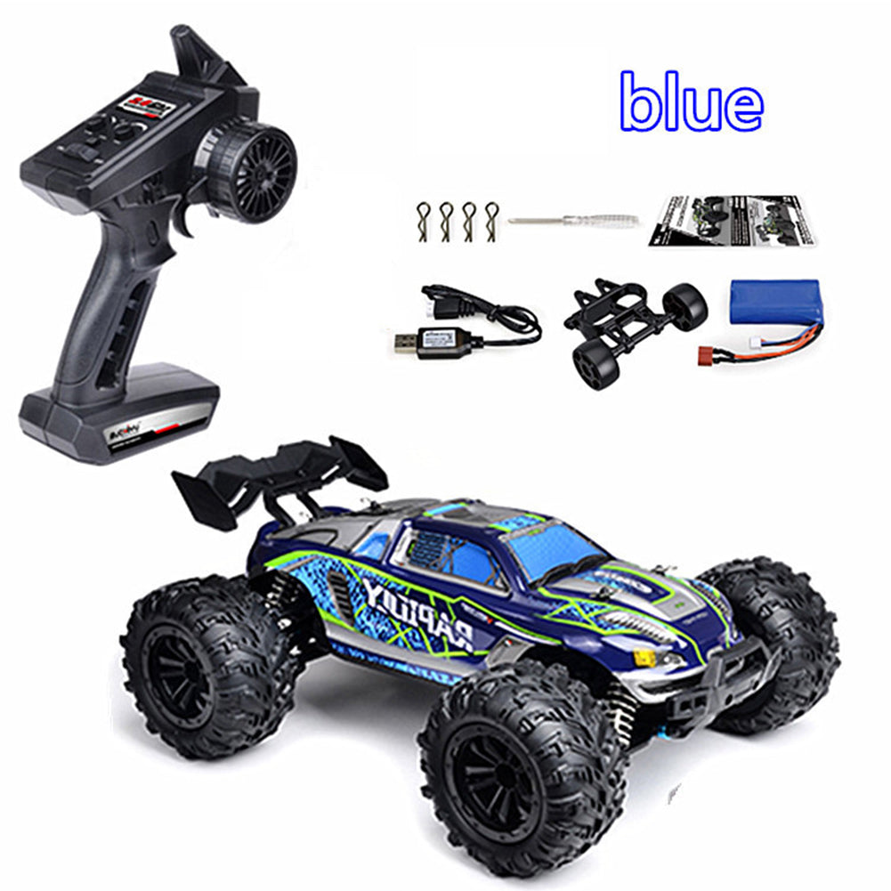 High-speed Remote Control Car 4wd 1:16 Led Light Stunt Drift Car Play Toys For Boys blue 101