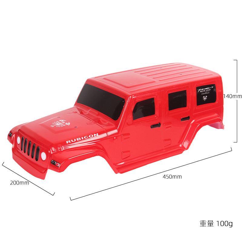 Simulation Shepherd Car Shell Diy Modified Model Accessories For 313-wheelbase Chassis R672R 313 wheelbase red car shell