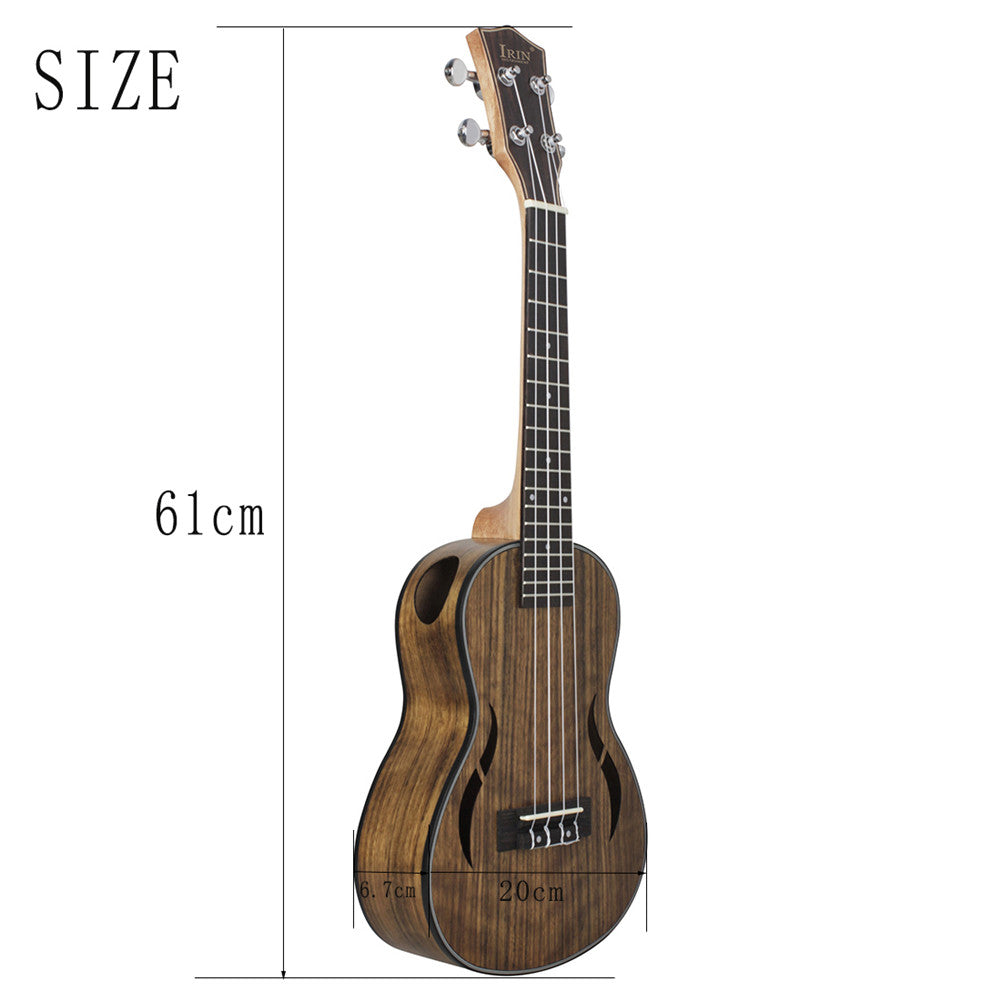 23/26 inches 18 Frets Walnut Ukulele Hawaiian Small Guitar Hawaii 4 String Guitar 26 inches_18 frets walnuts