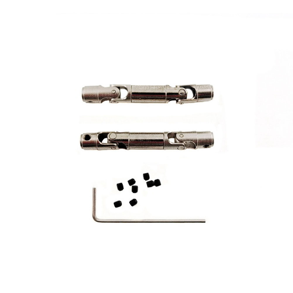 Removable Metal Transmission Drive Shaft Upgrade Accessory Fitsfor WPL C-14 C-24 B-36 C-34 C-44 MN90/MN96/MN99/MN91/MN99S 1/16 Mini Truck Parts Silver