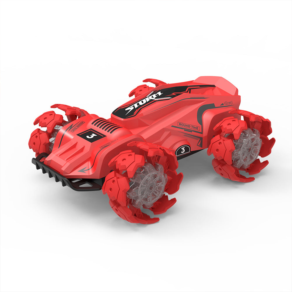 Jjrc 019 2.4g Stunt Drift Remote Control Car With Anti-collision Guardrails Outdoor High Speed 360-degree Rotation Children Toy Climbing Car Red