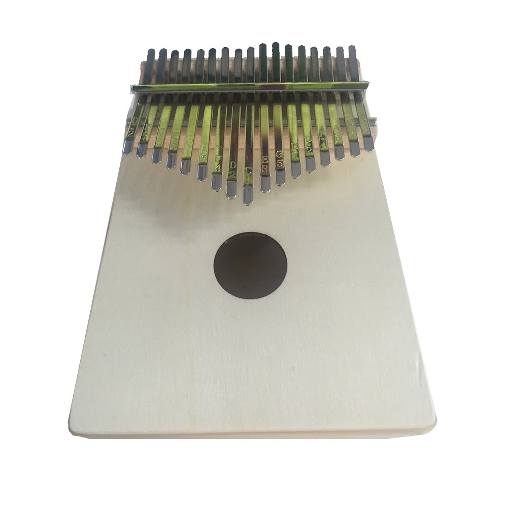 17 Keys Wood Kalimba Thumb Mbira Finger Piano for Beginner Musical Instrument Children Kids Toy Wood color