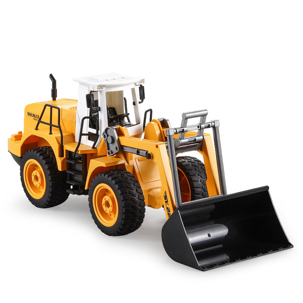 Manual Simulation Forklift Toy Detachable Multi-functional Fall-resistant Bulldozer Construction Vehicle Model For Children Boys E229-001 Manual Loader