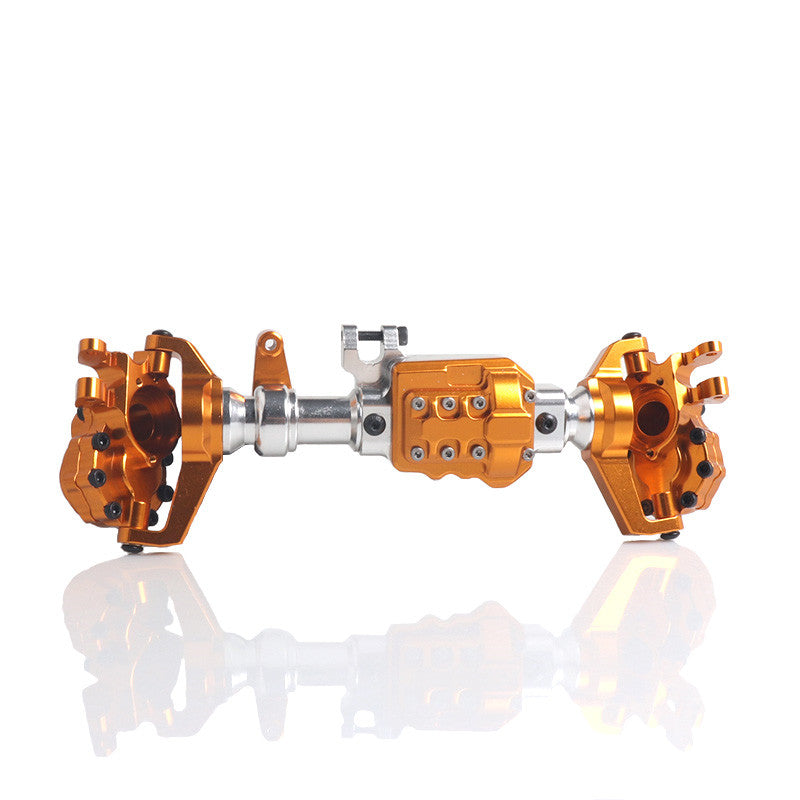 TRX4 Aluminum Alloy Front Rear Portal Axle Housing Golden for 1/10 RC Crawler Car Traxxas TRX-4 Axles Upgrade Parts Front Portal Axle Housing