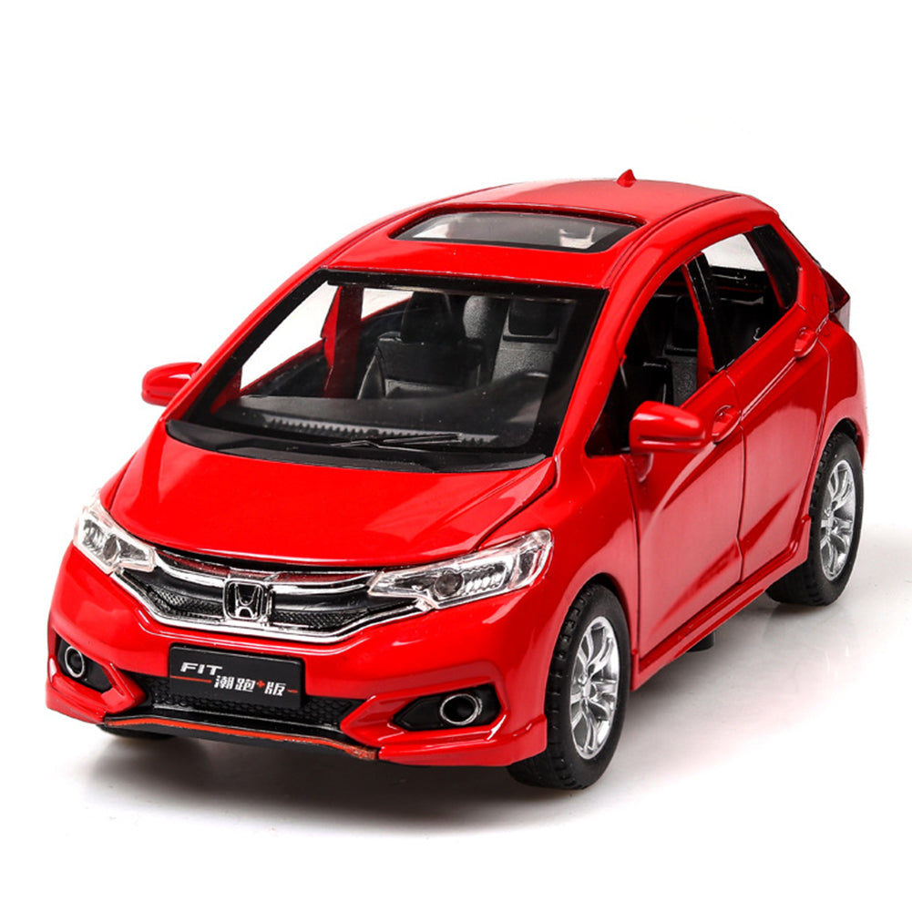 High Simitation 1:32 Alloy Metal Car Model Children Toys with Pull-back Function for Kids Birthday Gifts red