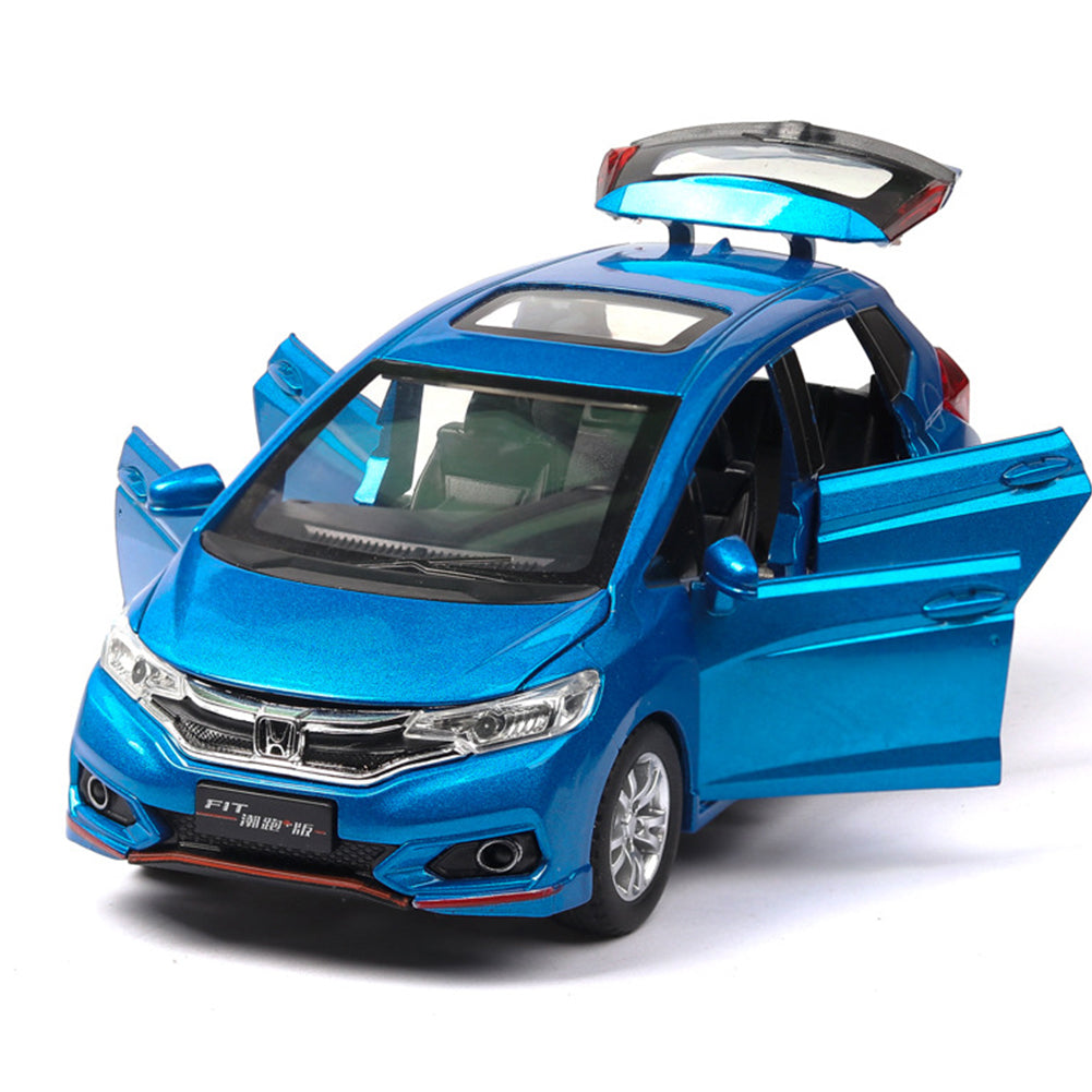 High Simitation 1:32 Alloy Metal Car Model Children Toys with Pull-back Function for Kids Birthday Gifts blue