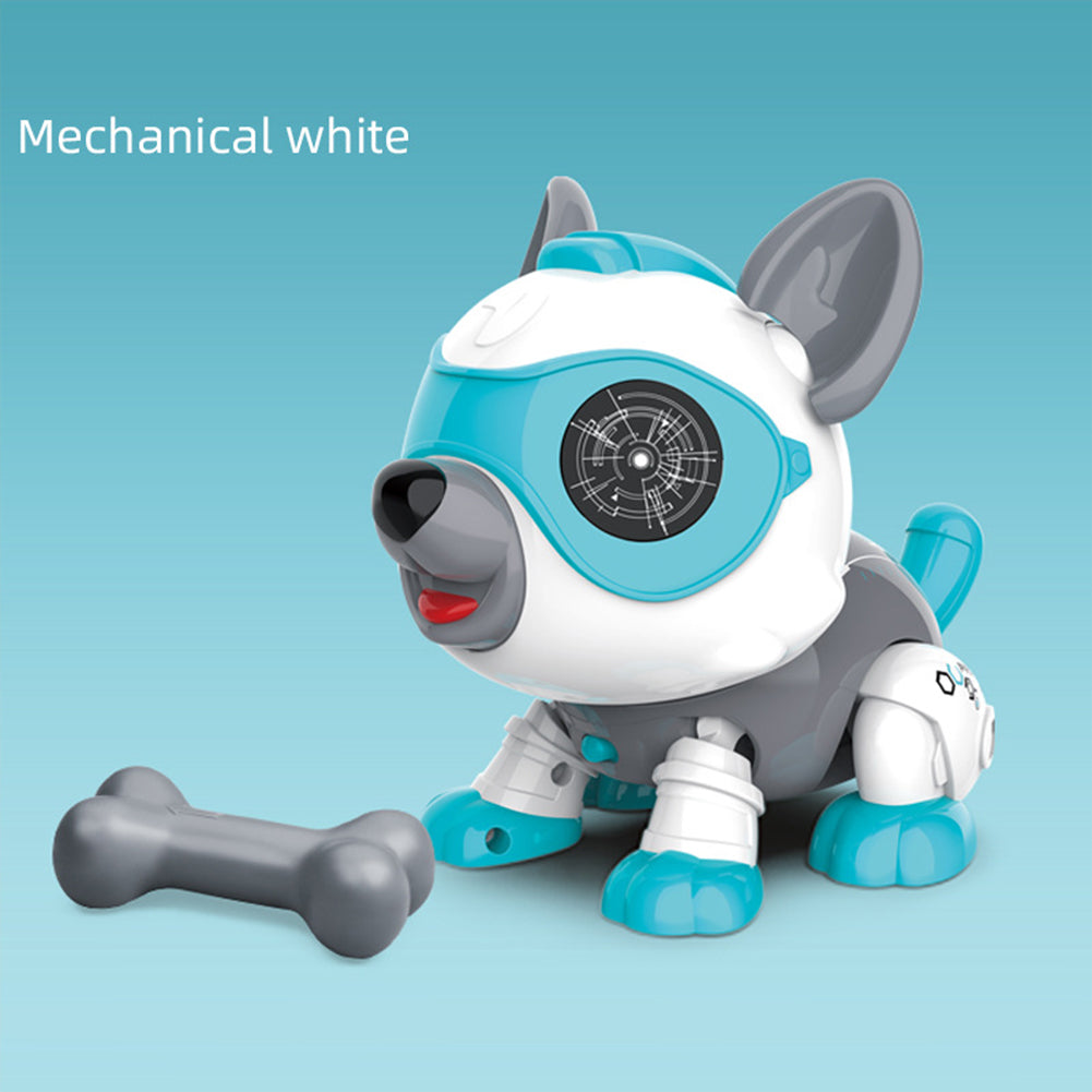 Intelligent Robot Dog Toys Voice-activated Touch Smart Sensor Electronic Robot Dog Science Education Toy Blue