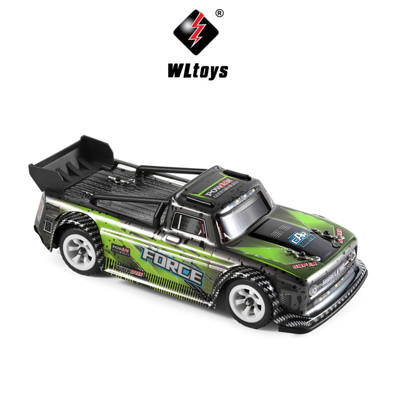 Wltoys K989 Upgraded 284131 1/28 With Led Lights 2.4g 4wd 30km/h Metal Chassis Electric High Speed Off-road Drift Rc Cars Green