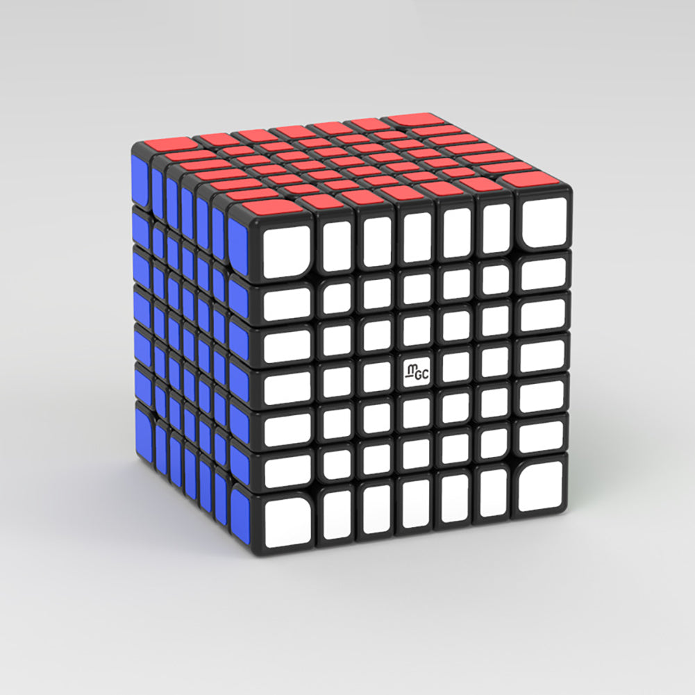 Magic cube YJ 7x7 MGC Magnetic edition Magnetic stickerless Speed Cube black