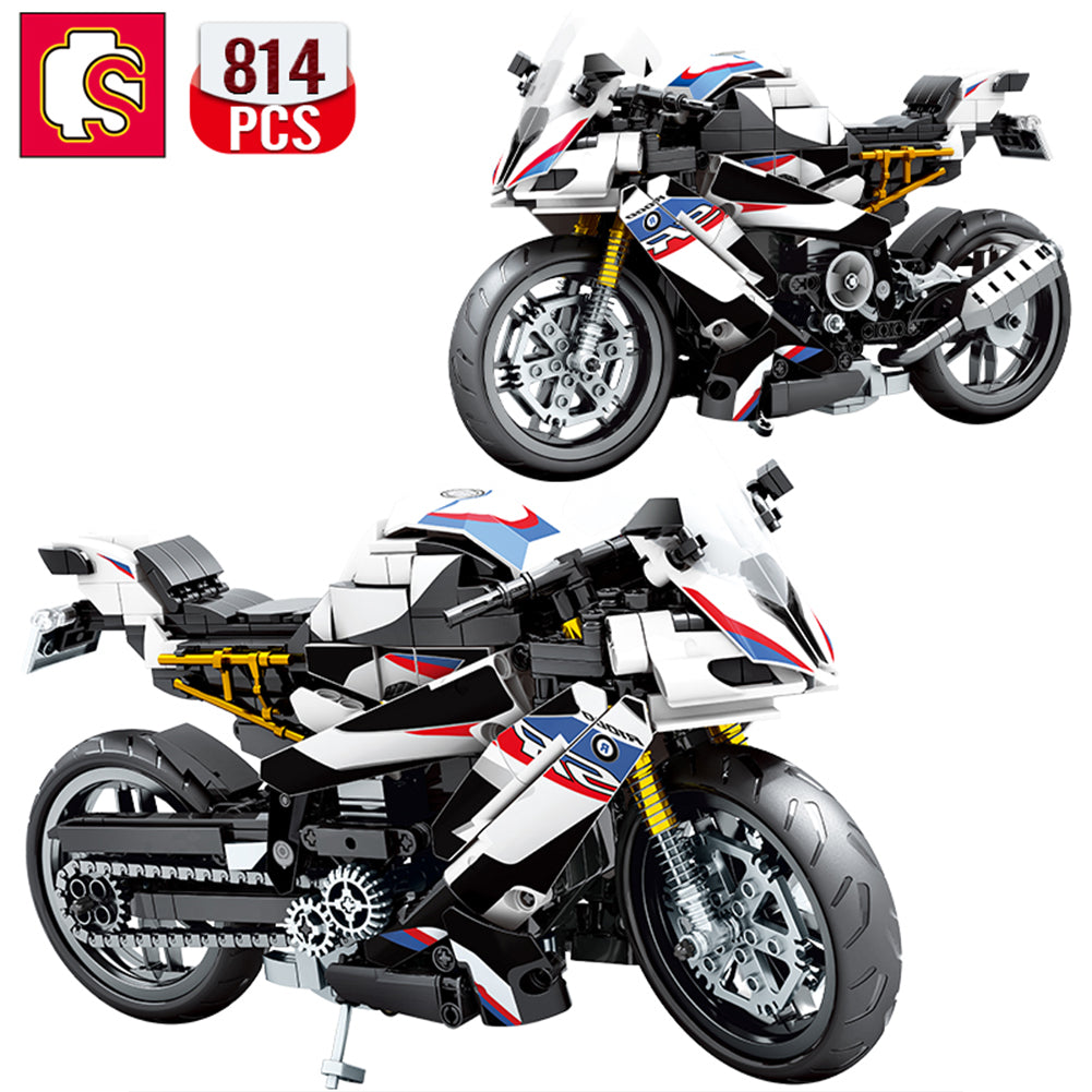 Sembo Technical Expert Famous Motorcycle Building Blocks Toys Racing Motorcycle Bricks Assembly Model Gift For Children Boys QLD2616