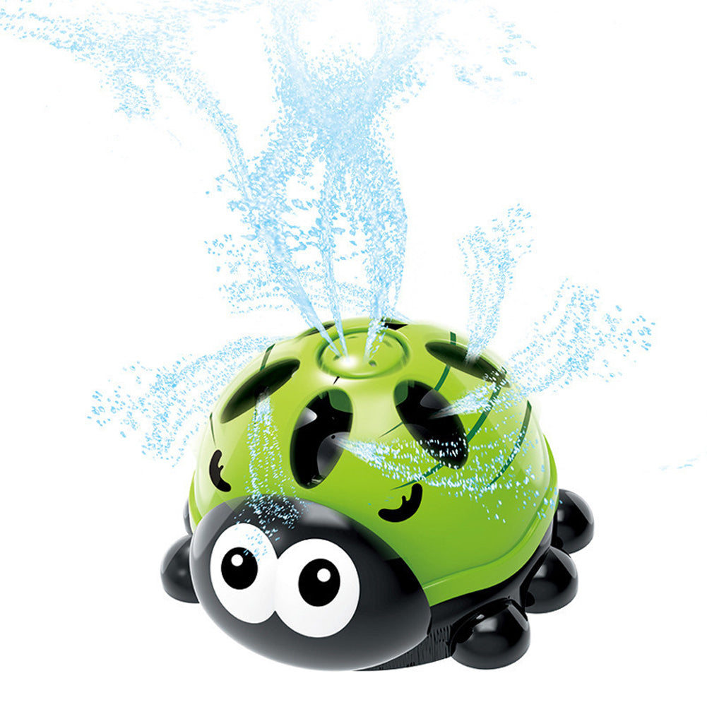Outdoor Water Spray Bath Toys For Children Rotatable Ladybird Bathroom Sprinkler Toys For Birthday Gifts