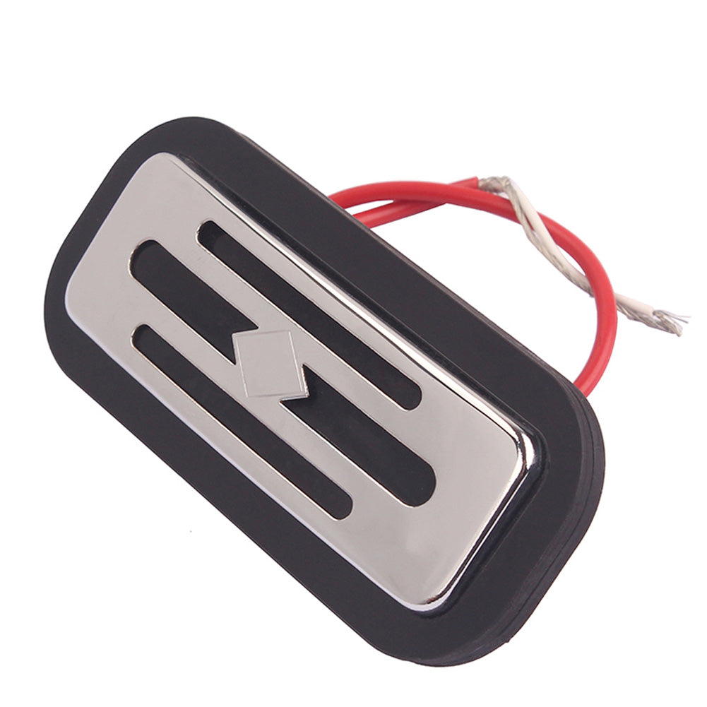 Black Frame Bread Shaped Guitar Pickup 81*34.8*14.8mm Music Instrument Accessories black