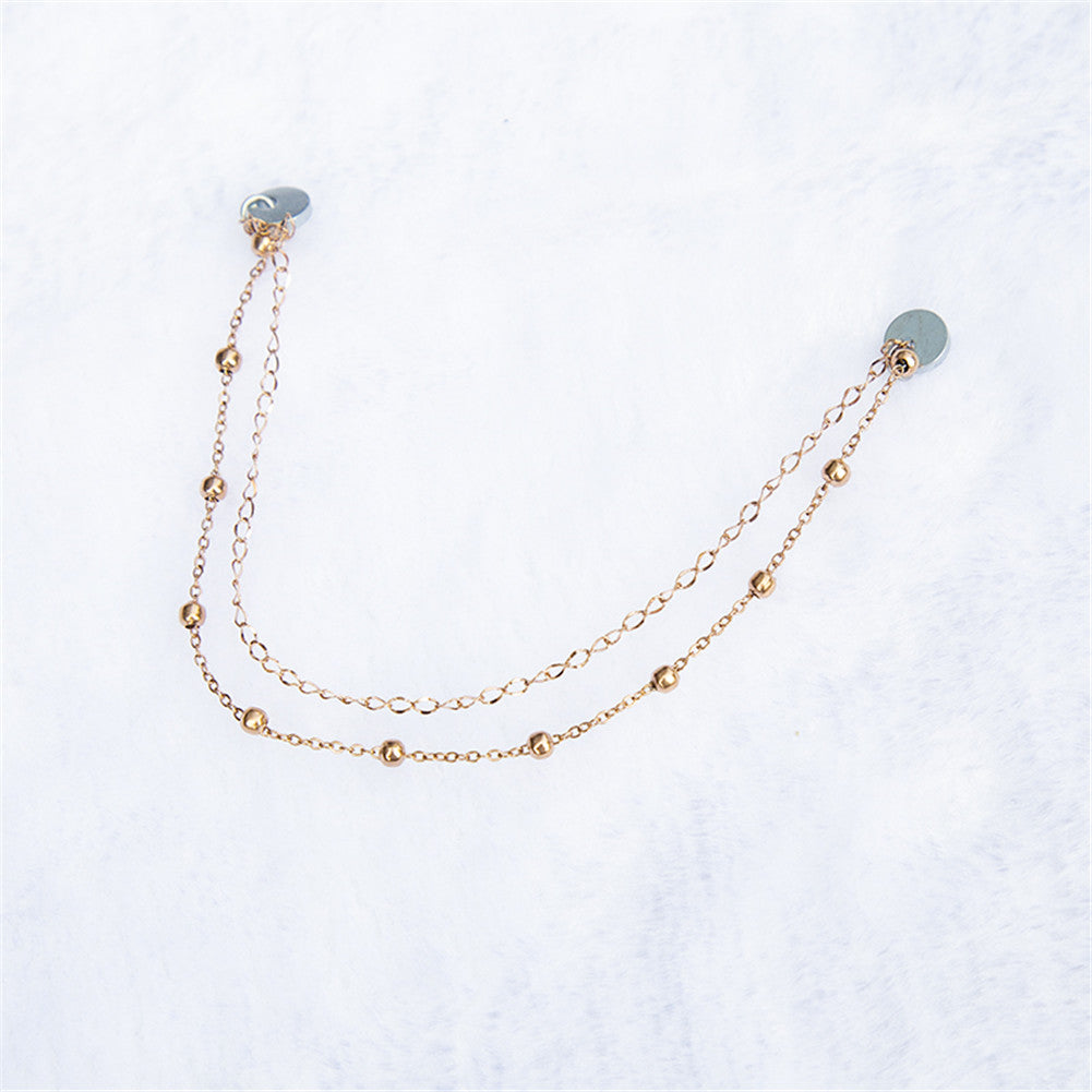 Tremolo Chain for Kalimba Piano Chain Sand Chain for Finger Piano Thumb Piano Sound Performance Improve Musical Chain Instrument Gold