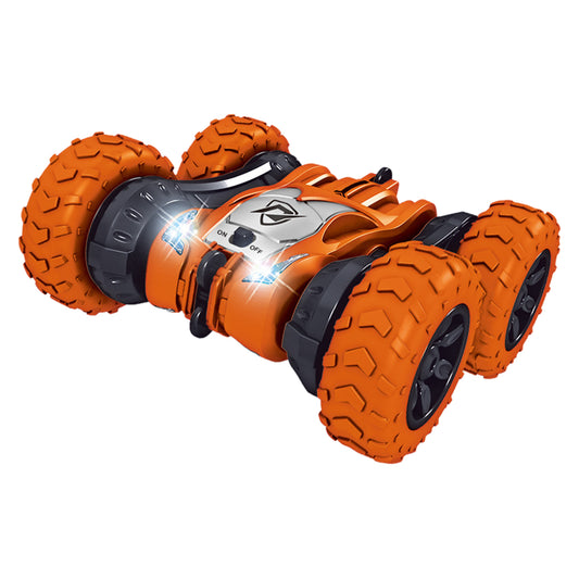 2 In-1 2.4G RC Car Double Sided Rolling Electric Tank Car Rechargeable Remote Control Stunt Vehicle Toys