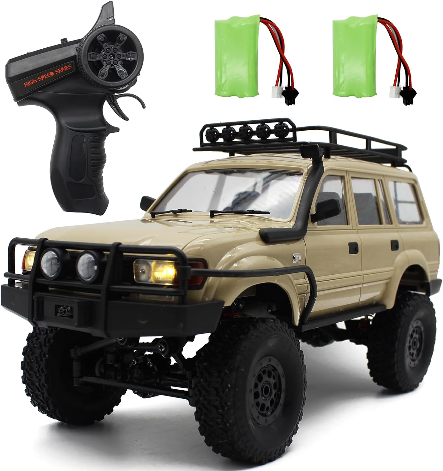 WPL C54-1 1:16 RC Truck 2.4GHZ 4WD RC Rock Crawler Off Road Vehicle with Snorkel Hood