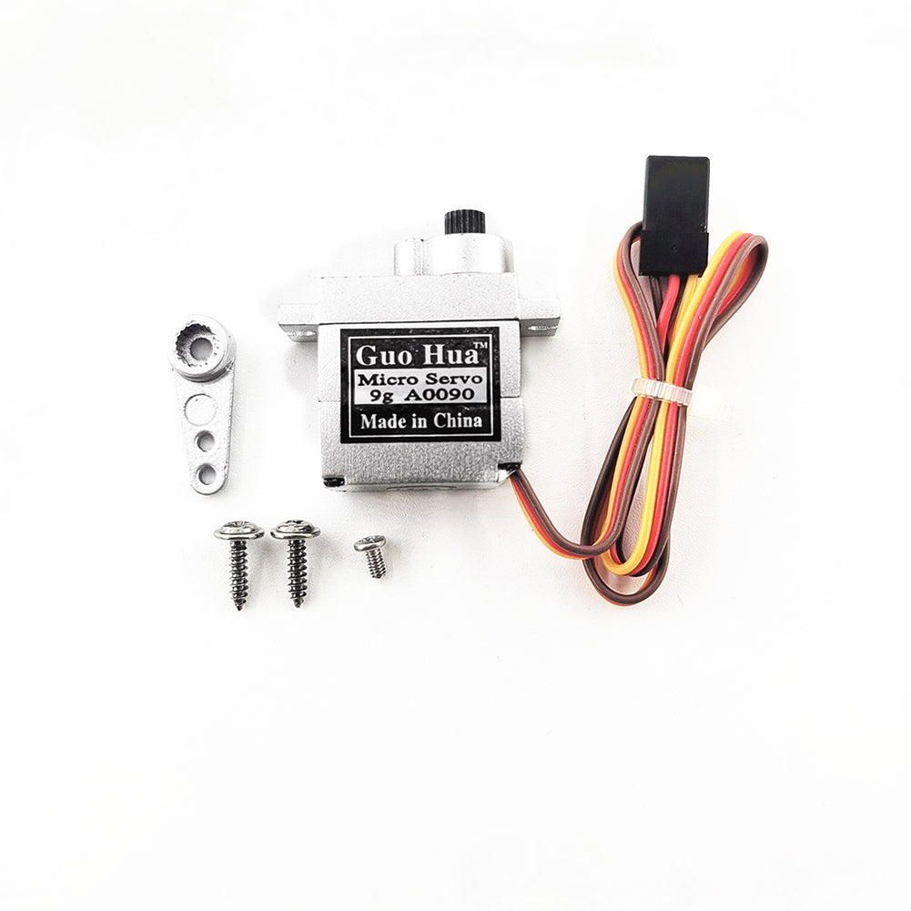 Upgrade Metal Gear Servo + Metal Arm for MN D90 D91 WPL B1 B14 B16 B24 C14 C24 B36 1:16 Truck 4WD RC Crawler 19QF Silver