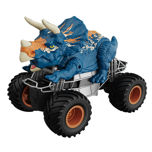 Q160 Kids Remote Control Dinosaur Car With Light Spray 2.4 GHz Rechargeable Rc Stunt Off-road Vehicle Toys