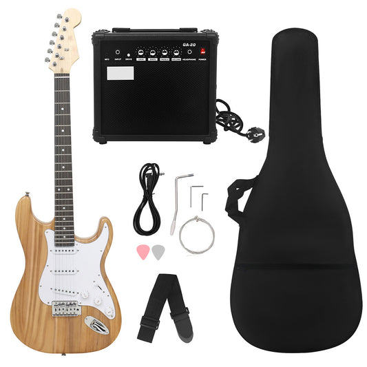 Electric Guitar Professional 4 String Exquisite Stylish Bass Guitar Music Equipment With Power Line Bag Wrench Tool