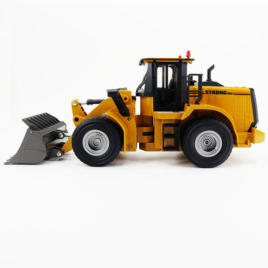 Huina 1567 1:24 Simulation RC Bulldozer 6-Channel Wireless Engineering Vehicle