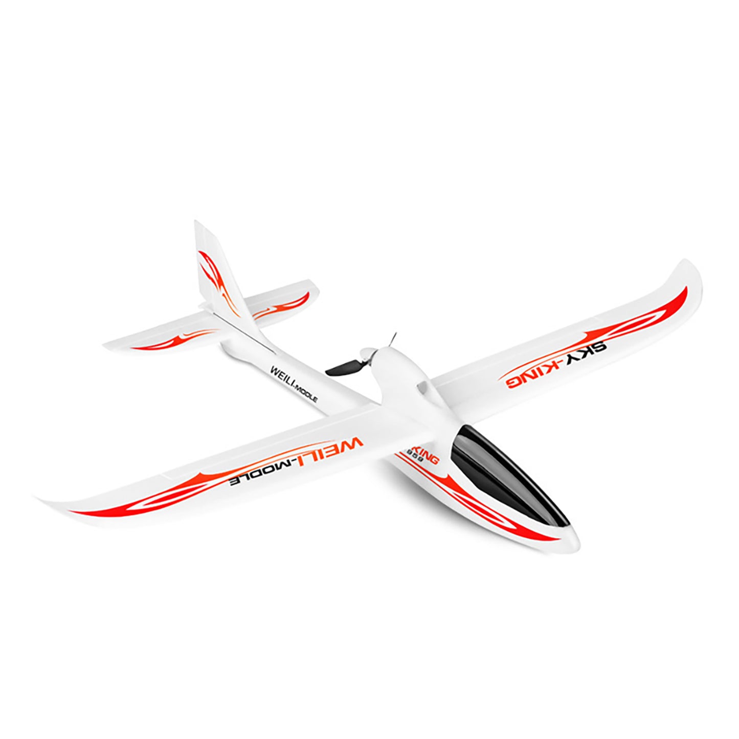 WLtoys F959s RC Airplane with Gyro Sky King 3ch Push-Speed Glider Aircraft Model