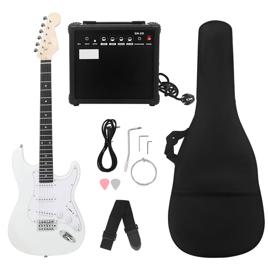 Electric Guitar Professional 4 String Exquisite Stylish Bass Guitar Music Equipment With Power Line Bag Wrench Tool
