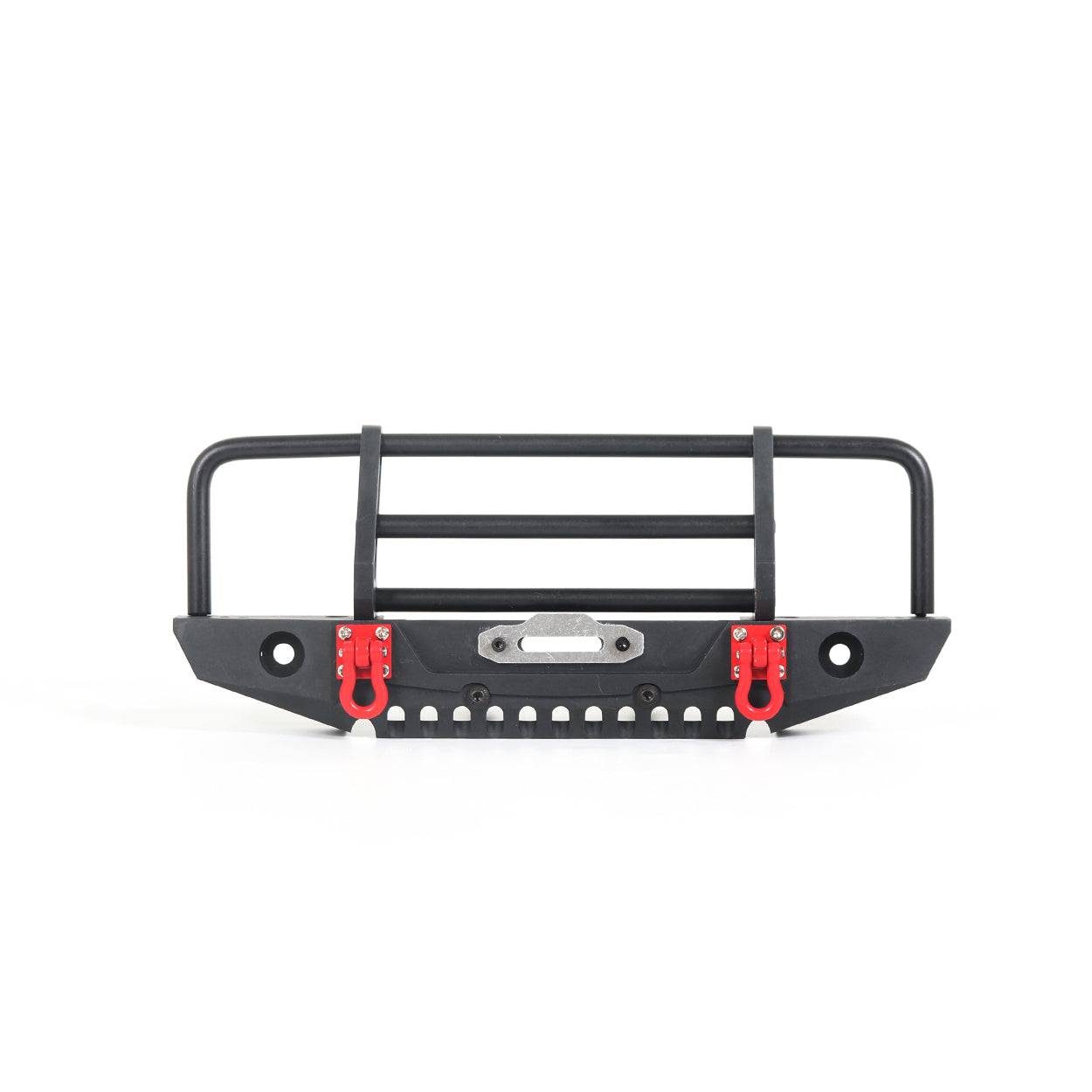 Adjustable Metal Front Bumper for 1/10 RC Crawler Traxxas TRX4 Defender Axial SCX10 SCX10 II 90046 90047 black