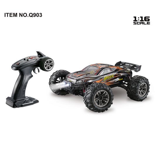 1:16 Brushless Four-wheel Drive High Speed RC Car Toy Orange_1:16