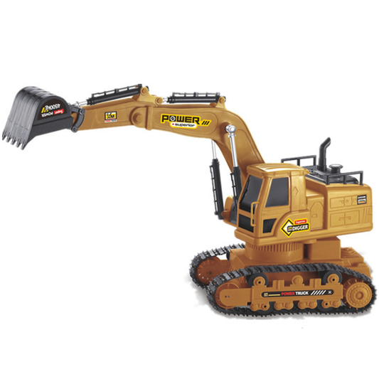 1:12 Simulation Engineering Model RC Bulldozer Excavator Crane Dump Truck