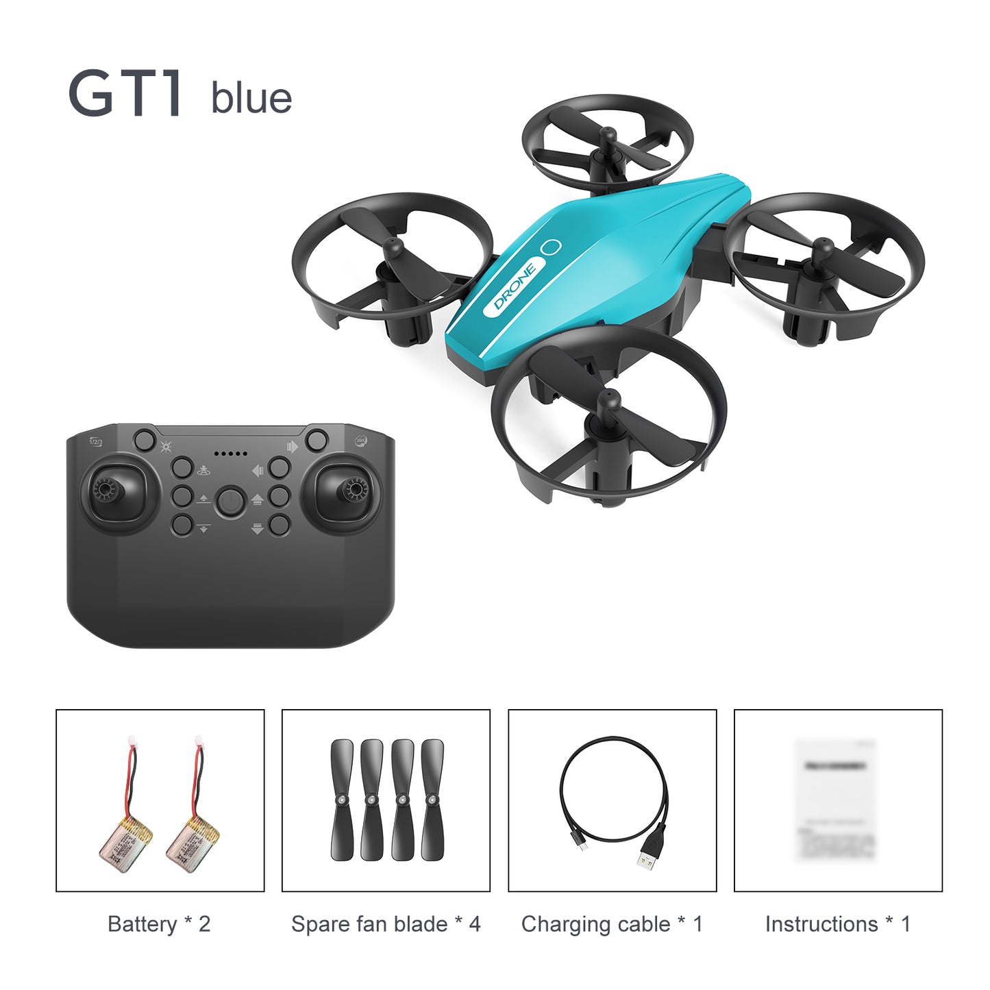 Mini 2.4g RC Drone 4-channel 6-axis Quadcopter Remote Control Aircraft Toy