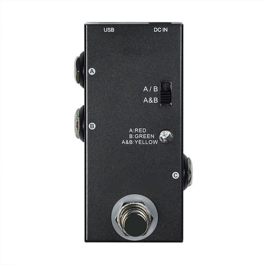 Aby Metal Guitar Effect Pedal Mini Pedal Bidirectional Circuit Selector