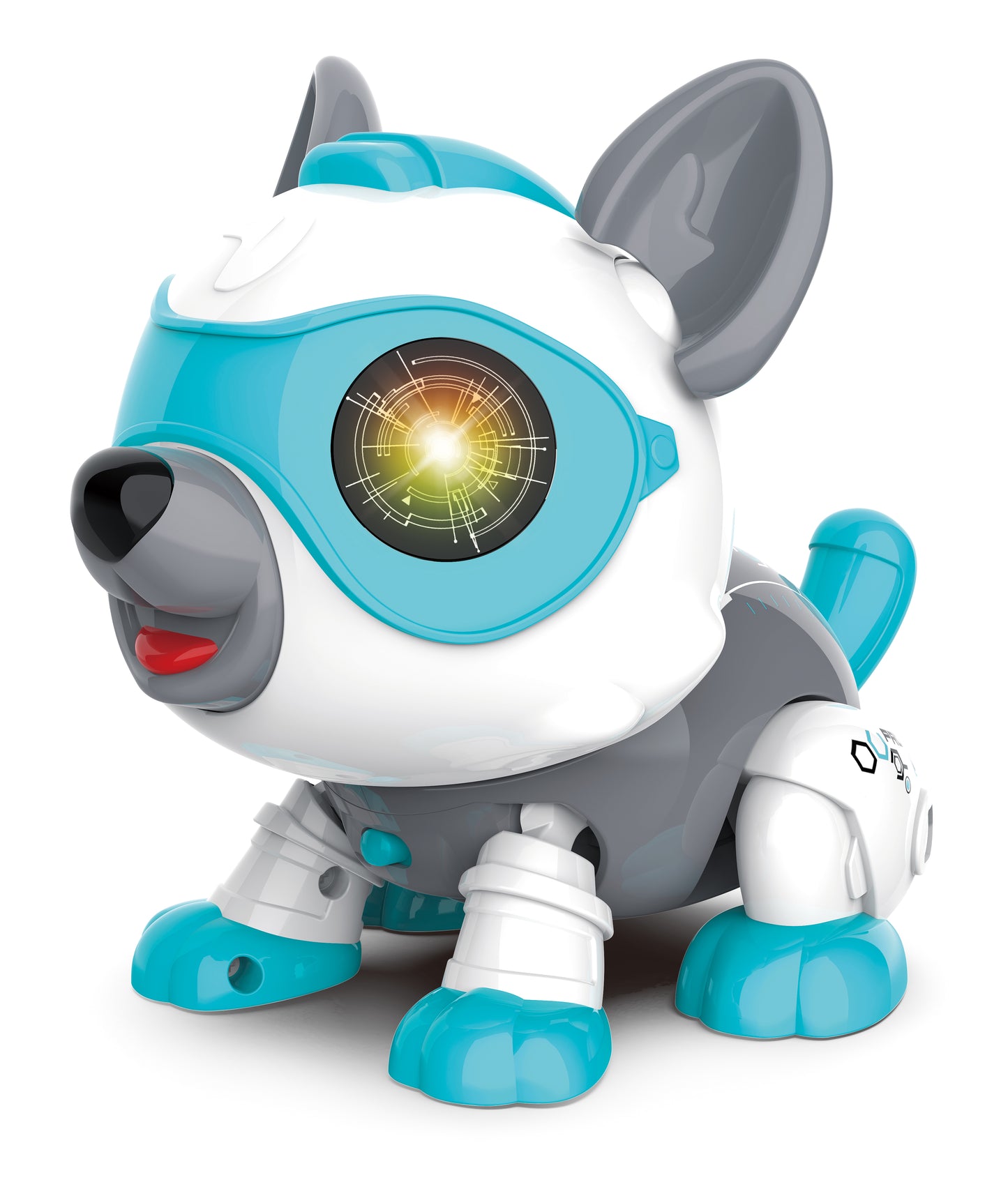 Robot Dog Cute DIY Sing and Dance Parent-child Interactive Toys Blue DIY