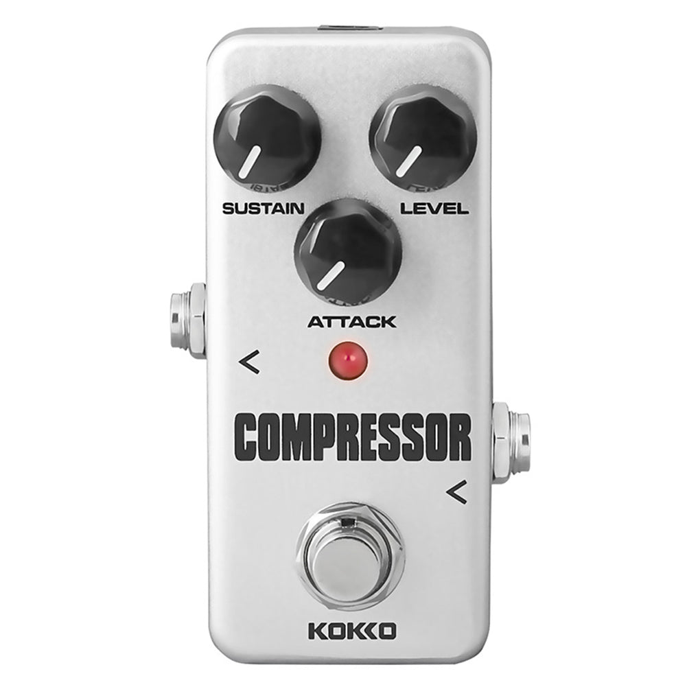 KOKKO FCP2 Mini Compressor Pedal Portable Guitar Effect Pedal Guitar Parts  FCP-2 grey