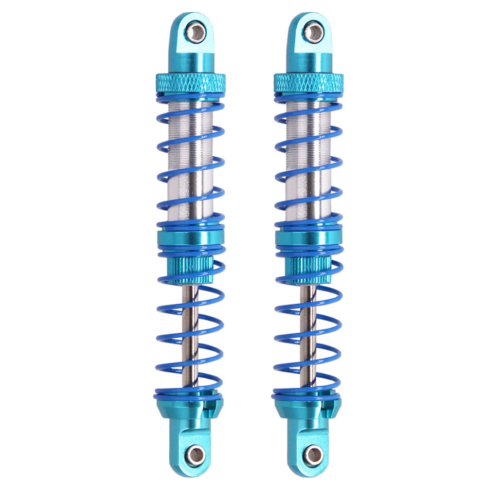 2Pcs/set CNC Metal Shock Absorber 70-120mm Oil Adjustable Damper for 1/10 RC Car Parts Truck Crawler Axial SCX10 TRX4 D90 90046 90047 90MM_2PCS