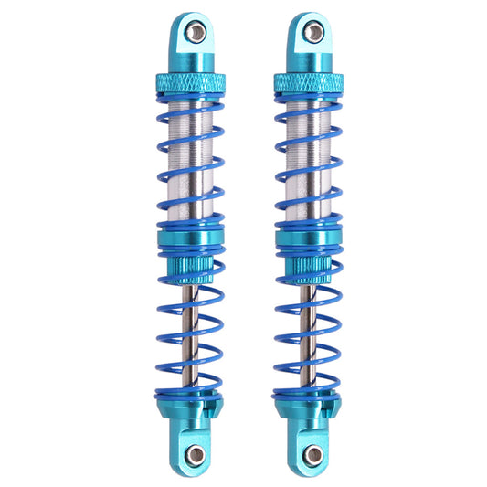 2Pcs/set CNC Metal Shock Absorber 70-120mm Oil Adjustable Damper for 1/10 RC Car Parts Truck Crawler Axial SCX10 TRX4 D90 90046 90047 90MM_2PCS
