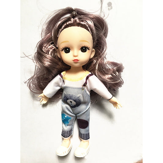 Children  Simulation  Dolls  Toys Fabric 6 Inch 17cm 13 Joint Doll Scene Dolls Girl Toy 1