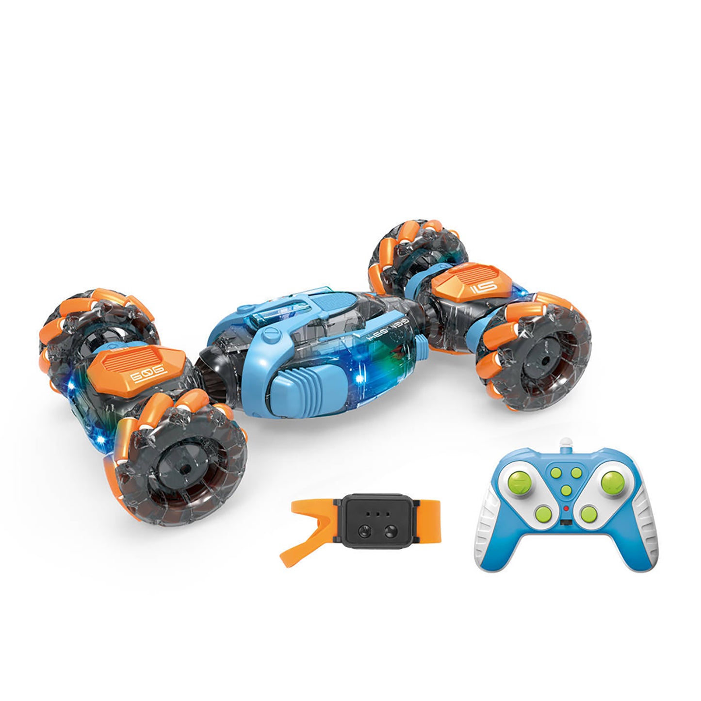 Kids RC Car Toy Gesture Sensing Double-sided Stunt Car Electric Racing Model