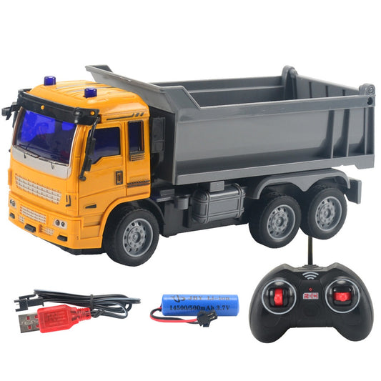 1:30 Wireless RC Engineering Car Fire Truck Four-channel Electric Car Model