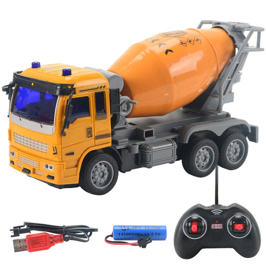 1:30 Wireless RC Engineering Car Fire Truck Four-channel Electric Car Model