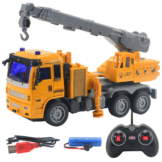 1:30 Wireless RC Engineering Car Fire Truck Four-channel Electric Car Model