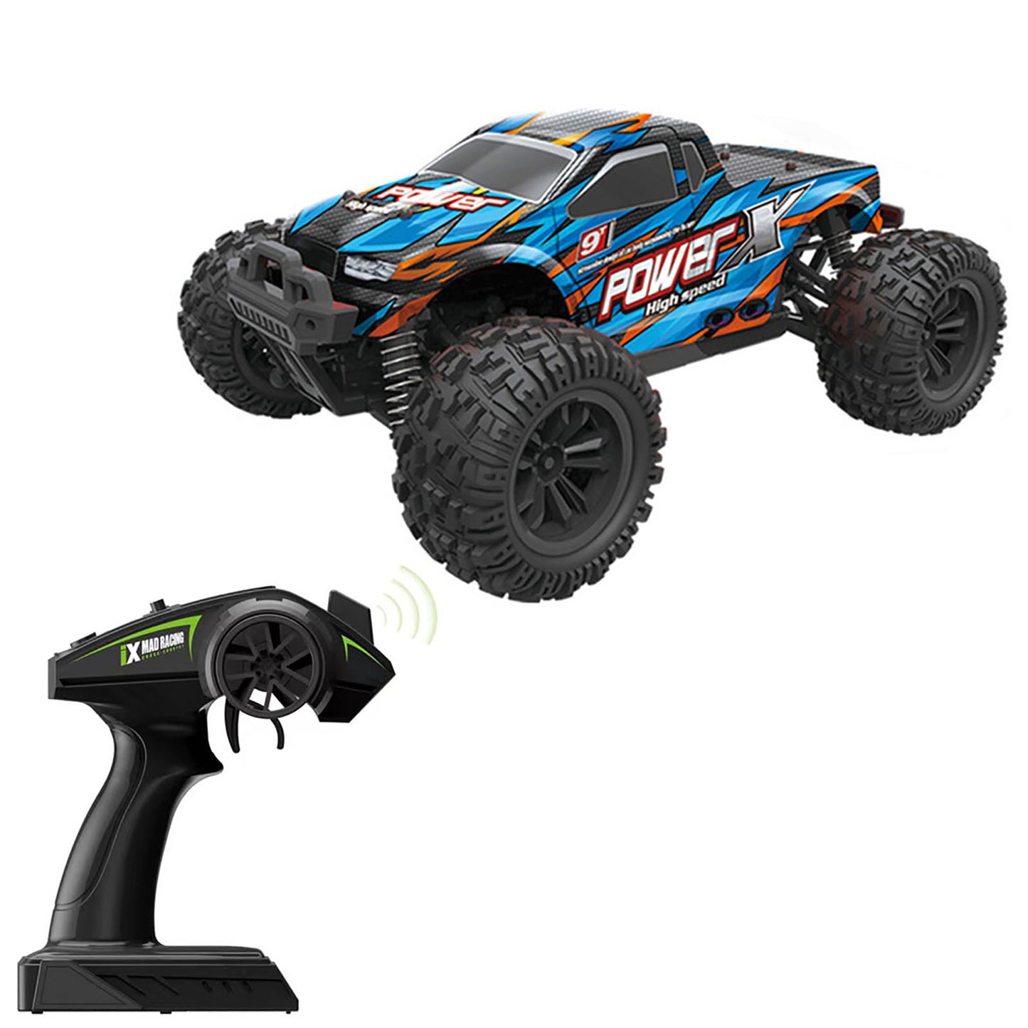 1:18 Remote Control Car 2.4G 4WD 35+km/H High Speed Off-Road Vehicle RC Car