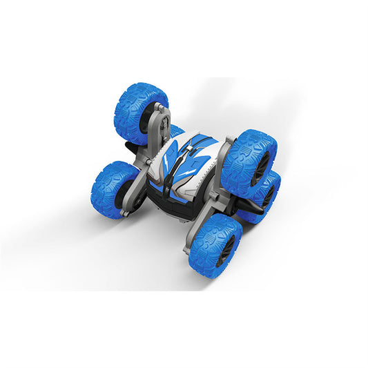 2.4ghz Remote Control Car Rechargeable Amphibious 4wd 6-Wheel Rotation Stunt Car