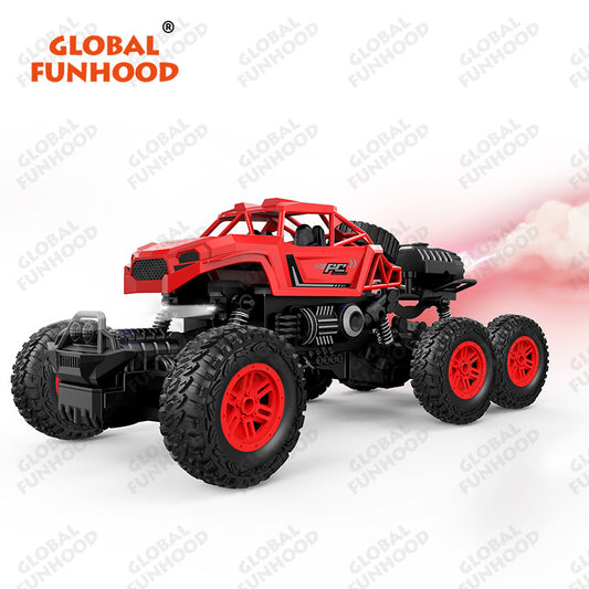 Remote Control Racing Car 6-channel Automatic Demonstration Spray Climbing Car