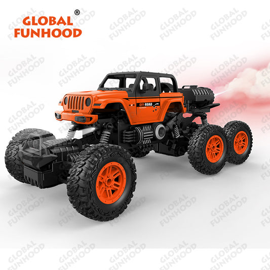 Remote Control Racing Car 6-channel Automatic Demonstration Spray Climbing Car