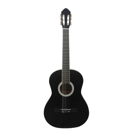 39 Inch Acoustic Guitar Travel Folk Guitar Guitar Acoustic Guitar Wooden Beginner Guitar Music Instruments For Kids Girls Boys Beginners black